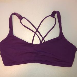 Purple Free Fo Be Lululemon Sports Bra